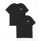 adidas/アディダス VネックTシャツ ワンポイントロゴ 2枚組 吸汗速乾