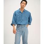 シャツ 「DENIM DELIGHT DAYS」ヴィンテージシャンブレーオープンカラーシャツ メンズ レディース