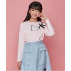 tシャツ 肩レースアップロンT キッズ 子供服 女の子