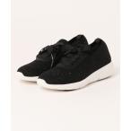 スニーカー レースアップニットスニーカー レディース