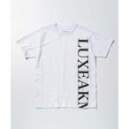 tシャツ Tシャツ メンズ LUXEAKMPLUS(リュクスエイケイエムプラス)ゴルフ バーチカルロゴ半袖Tシャツ