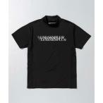 tシャツ LUXEAKMPLUS(リュクスエイケイエムプラス)ゴルフ マルチロゴモックネック半袖Tシャツ メンズ レディース