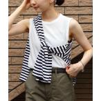 tシャツ THE SHINZONE/シンゾーン ハイツイストコットンスリーブレス HIGH TWIST COTTON SLEEVELESS レディース