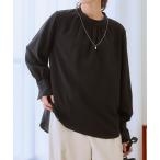 ブラウス シャツ 「とろみ素材」バルーンスリーブブラウス レディース