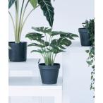  интерьер [Brown./ Brown ] монстера pot 28 искусственная зелень 