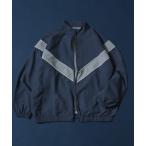 ナイロンジャケット Nylon Fabric V Line Color Switching Military Track Jacket/Vライン 配色