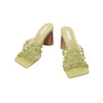 サンダル スクエアームクラムサンダル レディース