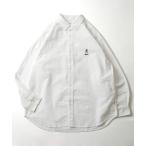 シャツ 25SS「RED CAP GIRL」無地 / ギンガムチェック ビッグシルエット ワンポイントブロードシャツ メンズ レディース