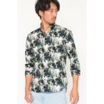 ショッピングHIGH シャツ HIGH STREET∴シャドーボタニカルショートウイング７分袖シャツ メンズ