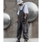  комбинезон комбинезон [Bz] широкий Silhouette cargo комбинезон мужской женский 