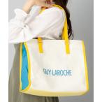 トートバッグ Guy Laroche/ギ・ラロッシュ 大容量 牛革/キャンバストートバッグ レディース