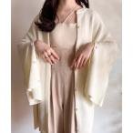 カーディガン ニットカーディガン袖スリットワンピ レディース