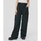 カーゴパンツ GATHERED WAIST CARGO PANTS レディース