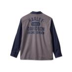 シャツ レーシングカラーブロックシャツ メンズ