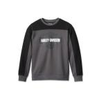 トレーナー スウェット Bar ＆ Shieldカラーブロックのあるスウェットシャツ メンズ