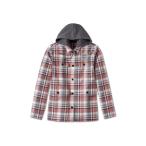 コート アウター フード付きヘリテージクラシックシャツジャケット レディース