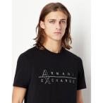 ショッピングアルマーニ tシャツ Tシャツ メンズ 「A|X アルマーニ エクスチェンジ」ロゴ　半袖クルーネックTシャツ/SLIM