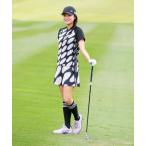 ポロシャツ レディース マリメッコ 半袖プリントボタンスタンドカラーシャツ「adidas Golf/アディダスゴルフ」