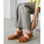 サンダル 「forksy.」ステッチデザイングルカサンダル レディース