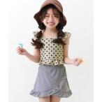 水着 巻きスカート風フリルセパレート水着 キッズ 子供 女の子