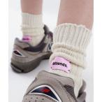 靴下 バックデザイン厚手リブソックス レディース メンズ