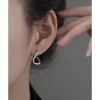 ピアス ワンタッチ ネジリフープピアス 