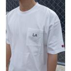 tシャツ Tシャツ メンズ 「ZOZO限定」LA ワンポイント ポケット 半袖 Tシャツ