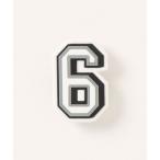  Crocs номер 6 / crocs Jibbitz B&W Number 6