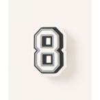  Crocs номер 8 / crocs Jibbitz B&W Number 8