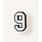  Crocs номер 9 / crocs Jibbitz B&W Number 9