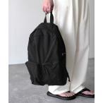 デイバック リュック ダブルポケットリュック レディース