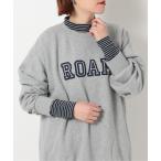 tシャツ 「Healthknit」53008 ベーシックボーダーフライスモックネックTシャツ 長袖 レディース