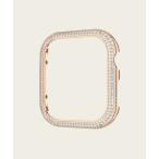 腕時計 「公式」「スワロフスキー」Sparkling ケース Apple Watch Series 7に対応, 41mm, ローズゴールドカラー レデ