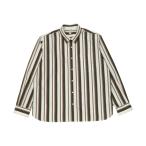 シャツ ラウンドテール レギュラー 長袖カジュアルシャツ メンズ