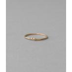 ショッピング指輪 指輪 リング K10YG レイヤード ブラウンダイヤモンド リング レディース