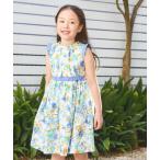 ワンピース ボタニカルプリントワンピース キッズ 子供服 女の子