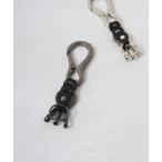 キーホルダー TACHIYA レザーチェーン付カラビナキーホルダー