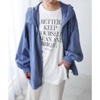 ショッピングアンドミー ブルゾン アウター ナイロンボリュームミドル丈パーカー レディース