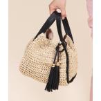 かごバッグ カゴバッグ タッセル付き かごバッグ