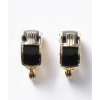 ショッピングイヤリング イヤリング セサンパ ブラック＆ゴールドイヤリング レディース