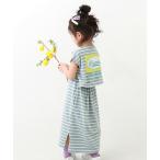 ワンピース バックデザイン ボーダーワンピース キッズ