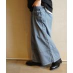 パンツ 「ARMEN/アーメン」STRIPE CHAMBRAY EASY PANTS レディース
