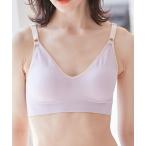 マタニティ ぐーんと伸びてストレスフリー シームレス成型編みブラジャー(マタニティ/授乳ブラジャー)