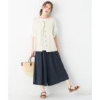 パンツ 裏地ひんやりパンツ（クロップド丈） レディース