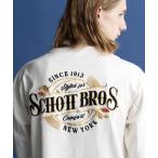 メンズ tシャツ Tシャツ Schott/ショット/SS T-SHIRT ”EMBROIDERED SCHOTT BROS.”/刺繍Tシャツ ショット