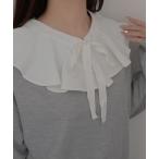  присоединение воротник установка воротник [resonance] оборка дизайн присоединение воротник / накидка [ мульти- way ]