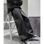 ジーンズ ビンテージウォッシュワイドデニムパンツ メンズ レディース