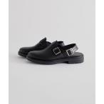 サンダル SCOTCHGARDスリッポンレザーサンダル メンズ