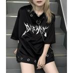 メンズ tシャツ Tシャツ 「MAROCORE SELECT」チェーン付きメタルロゴ トライバルプリント ビッグシルエットTシャツ 24SS「ILL'