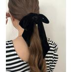 シュシュ ベロアリボンヘアゴム